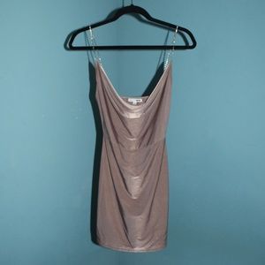 Fashion Nova Gem Strap Body-con dress Size XS